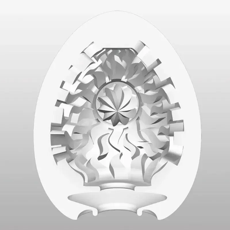 2.5-inch Tenga Egg Stretchable Radiating Ribbed Male Masturbator