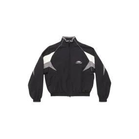 3B SPORTS ICON REGULAR TRACKSUIT JACKET IN BLACK