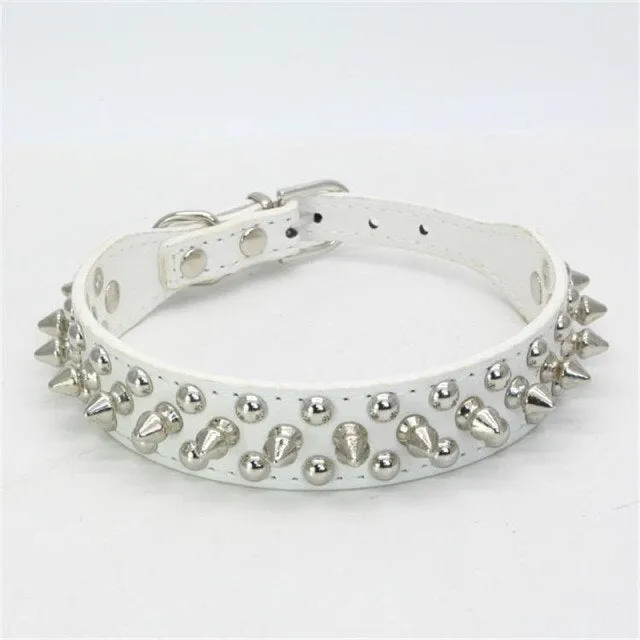 Anti-bite Spiked Studded Dog Collar