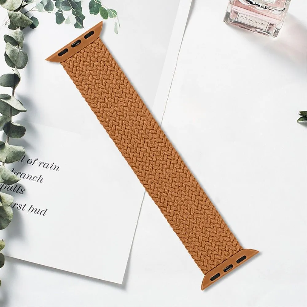 Apple Watch (45mm) elastic watch strap - Orange / Size: M