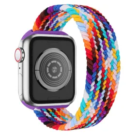 Apple Watch (45mm) elastic watch strap - Rainbow / Size: S