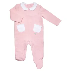 Baby Girls Jaquard BabyGro - Pink (0-6m) (PK6) 65JTC9159