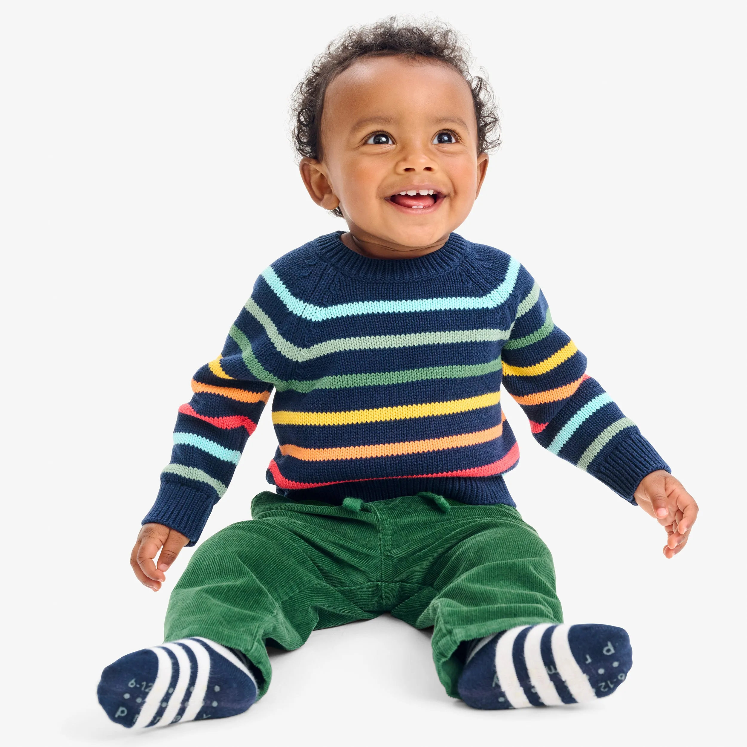 Baby stretch corduroy drawstring pant