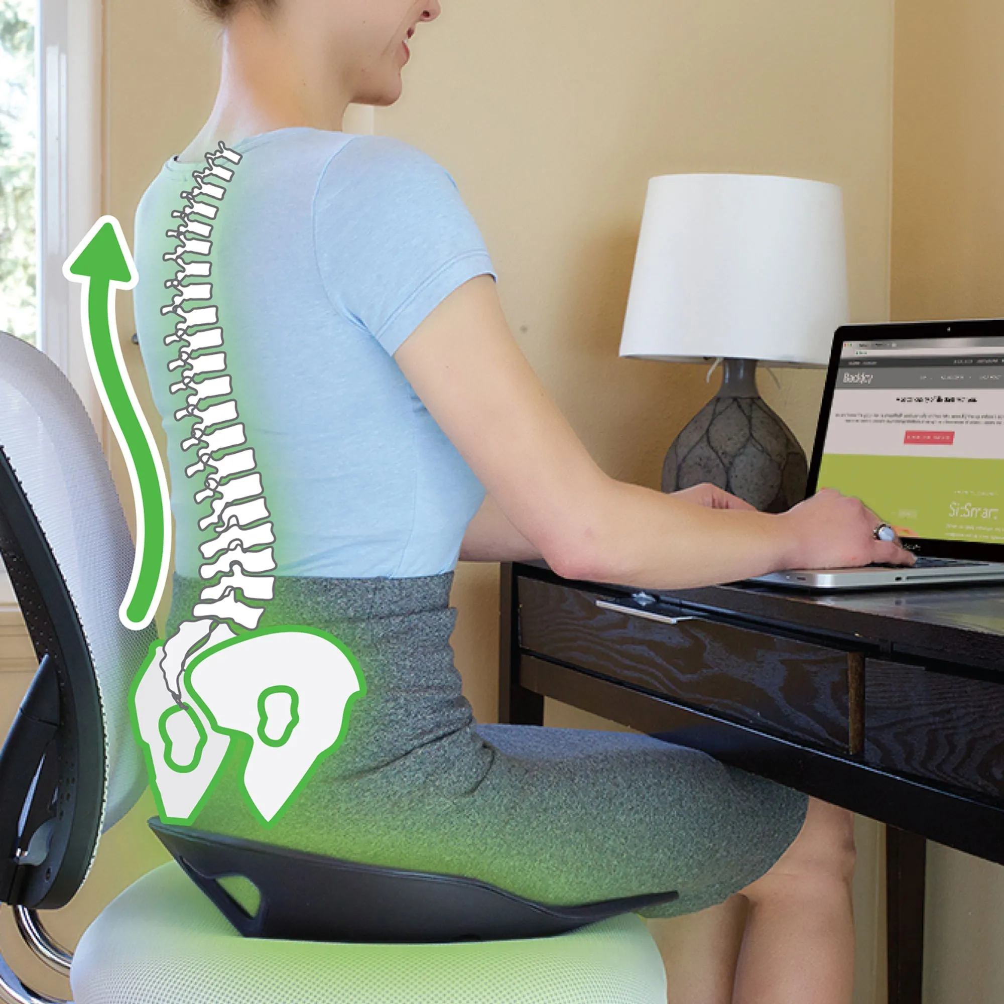 BackJoy PLUS TEMPUR Posture Seat