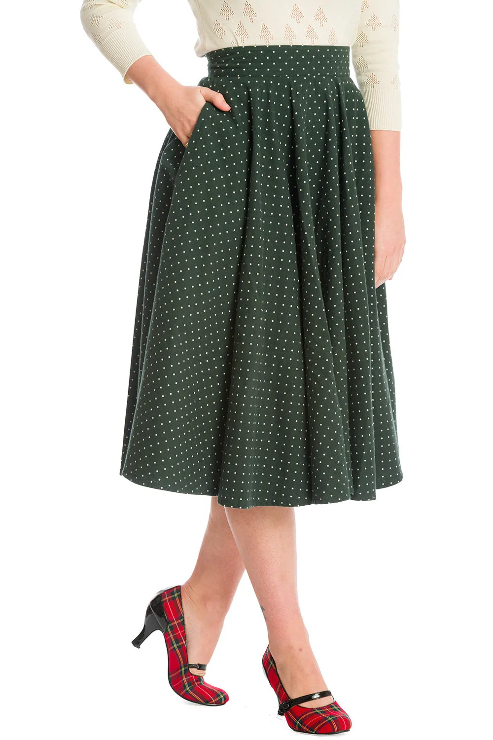 Banned Apparel - Cosy Spot Swing Skirt