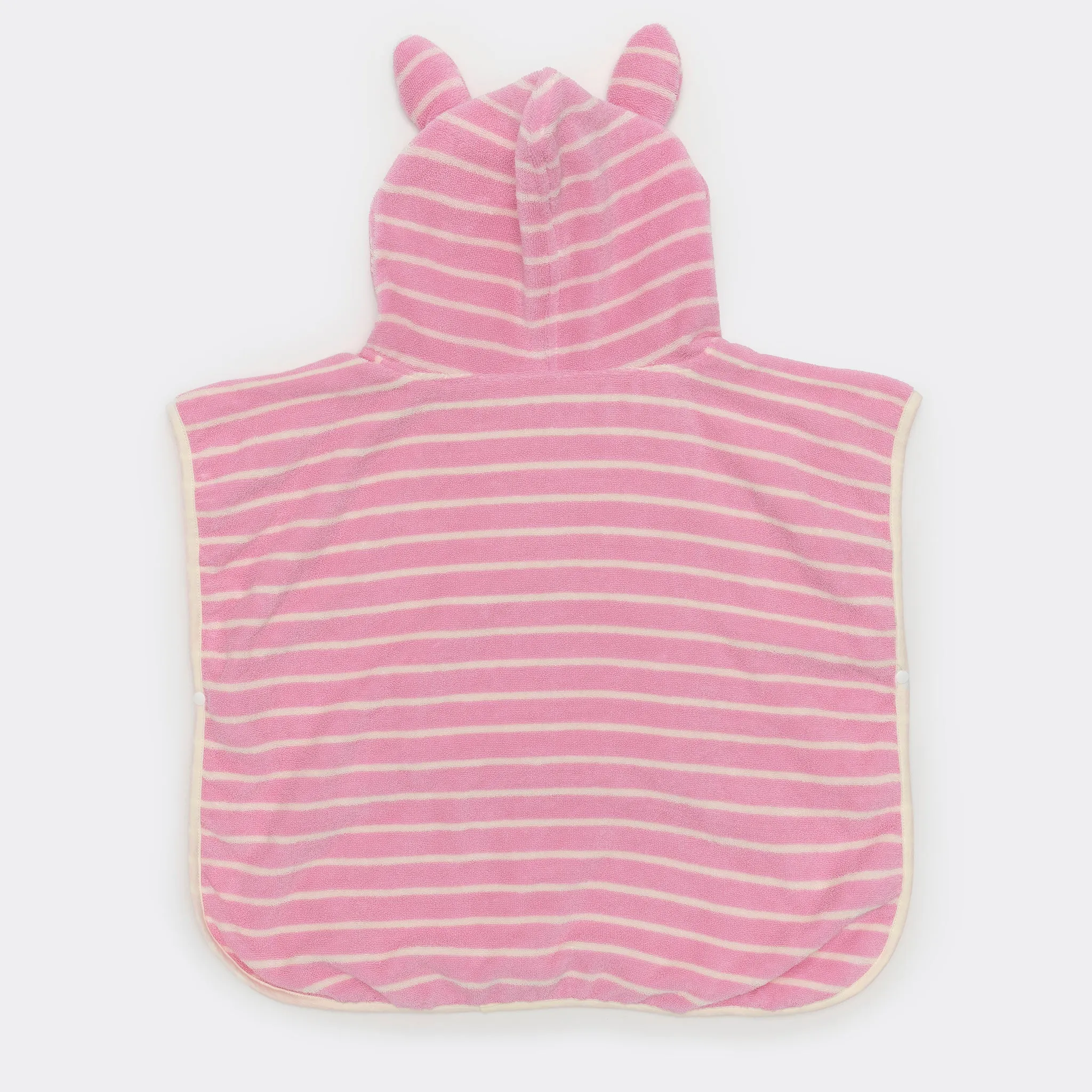 Beach Poncho | Cotton Candy Pink Stripe