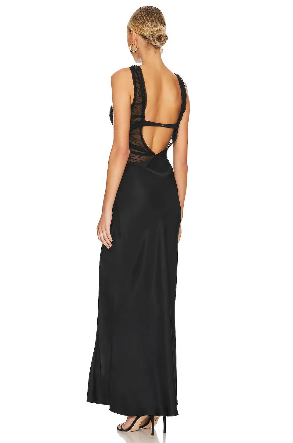 Bec & Bridge Naomi Split Maxi in Black Size AU 10