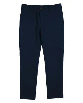 BELATI NAVY VELOUR CORDUROY PANTS [FINAL SALE]