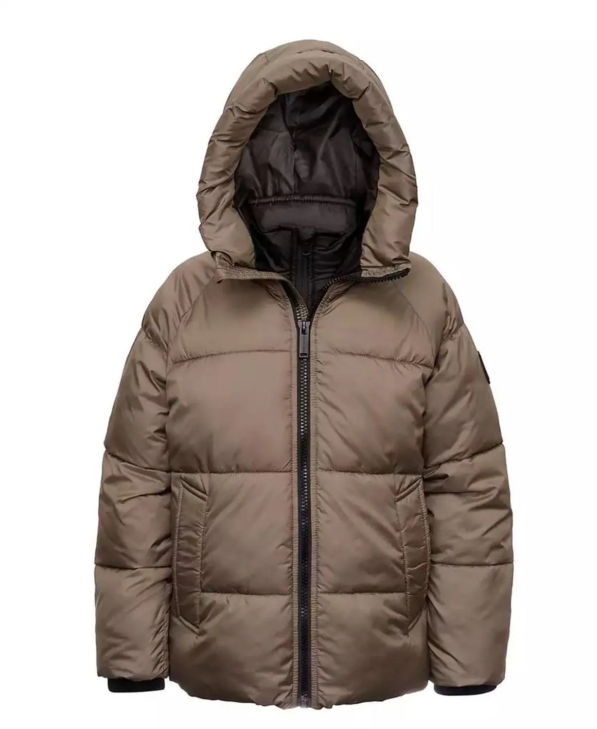 Big Boys Puffer Jacket with Bib