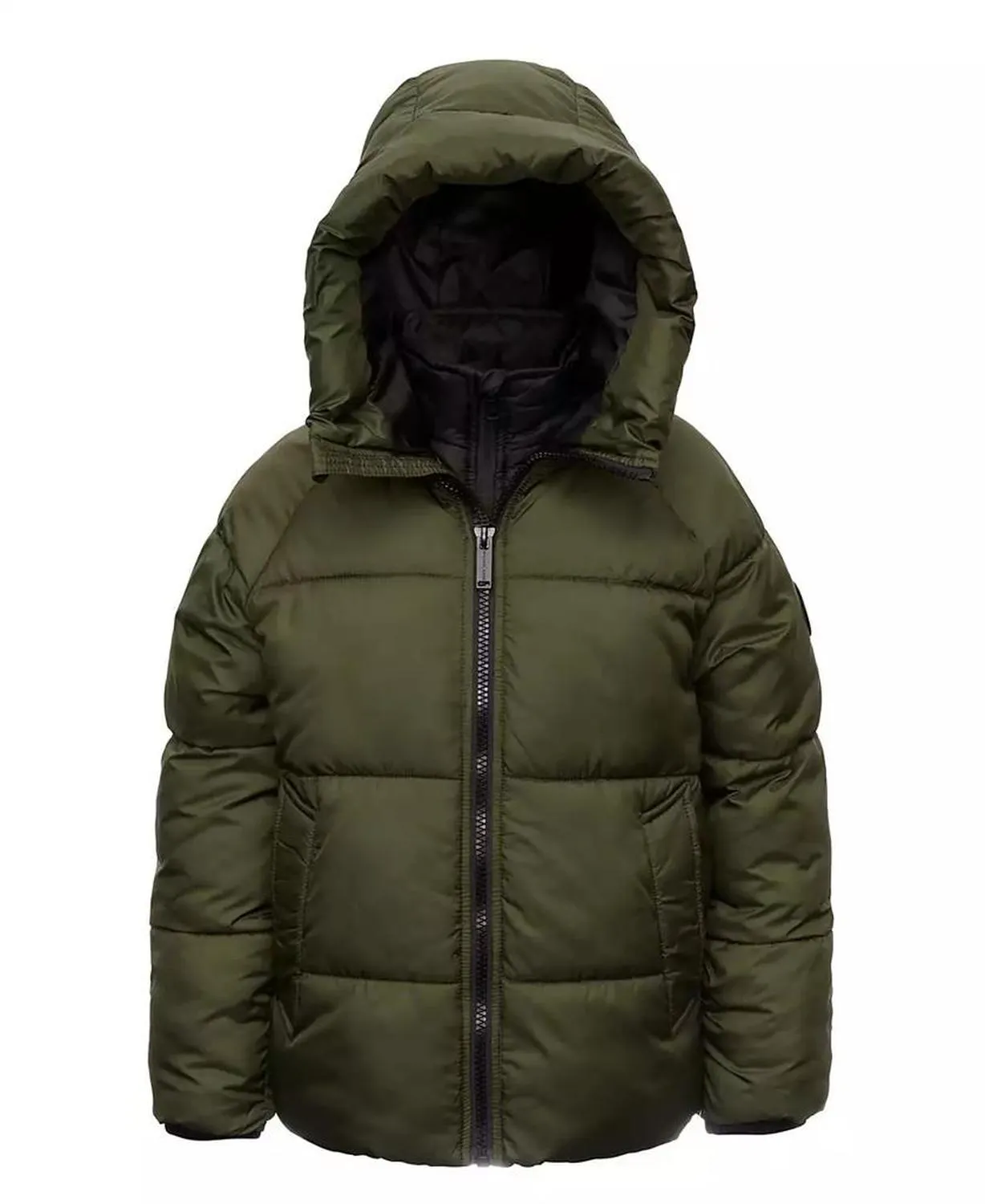 Big Boys Puffer Jacket with Bib