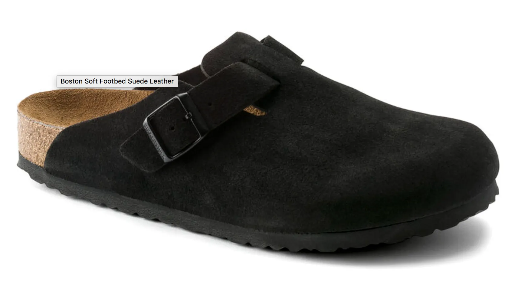 Birkenstock Boston Suede Soft Footbed