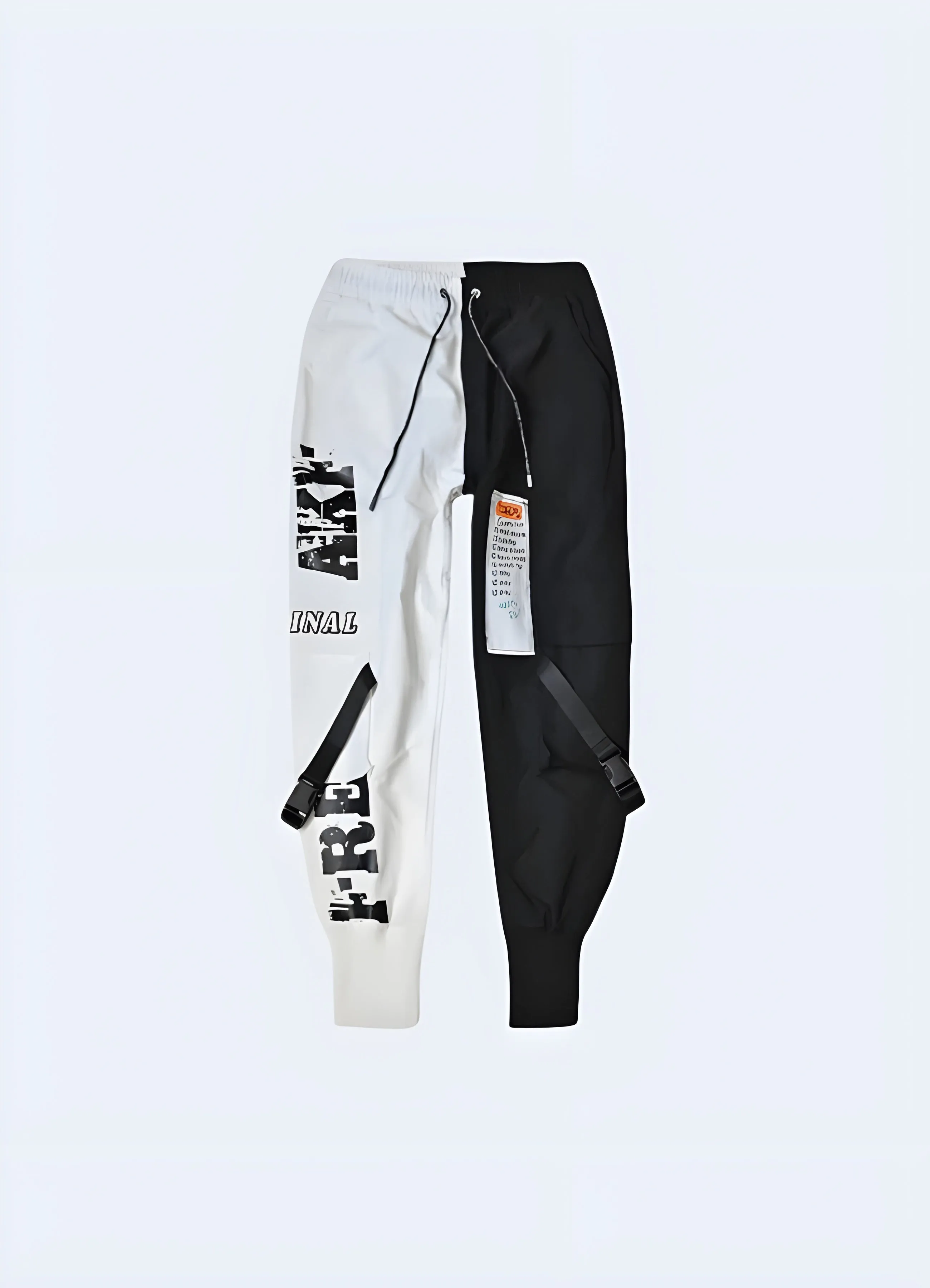 Black And White Cargo Pants