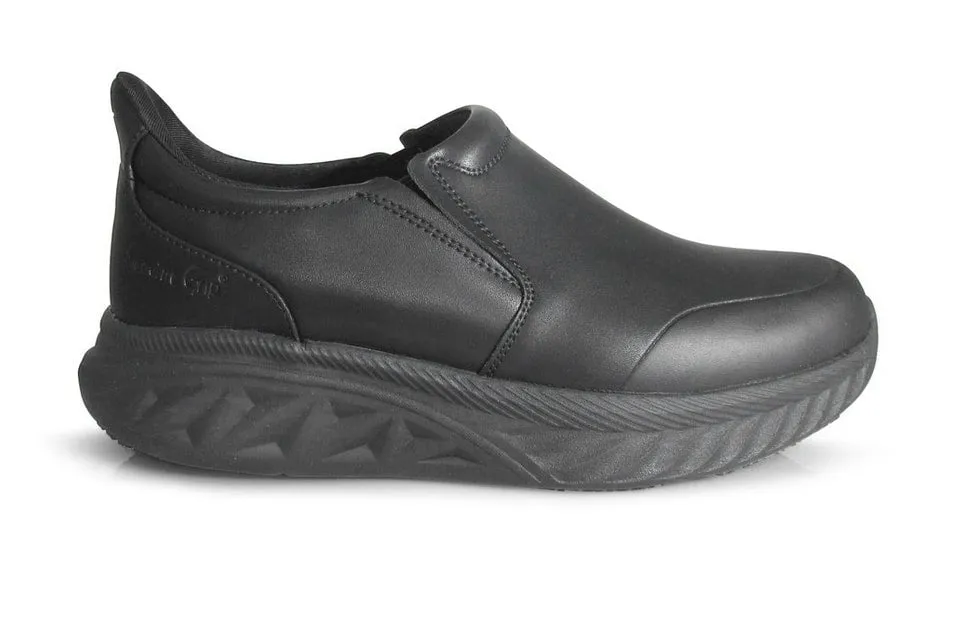 BLACK EASY ON COMP TOE SLIP-ON - GG1401