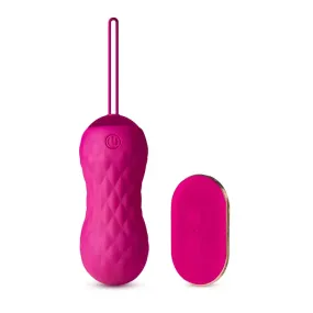 Blush Novelties Silicone Pink Remote-controlled Vibrating Love Egg