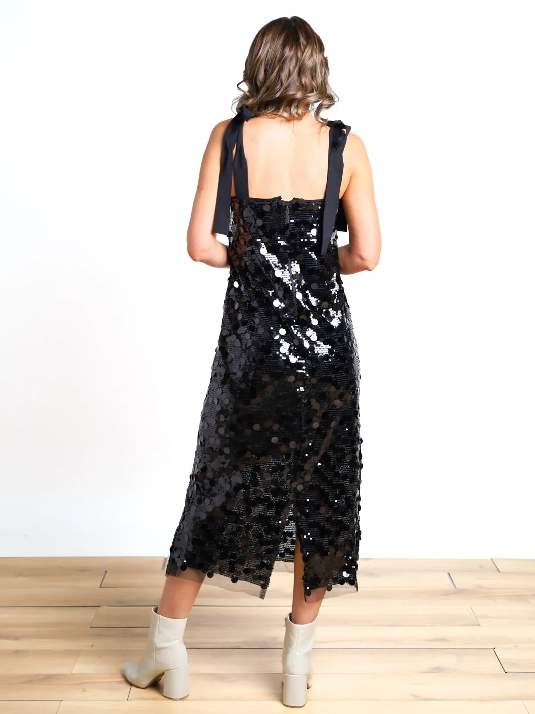 Bold Balance Sequin Midi Dress- FINAL SALE