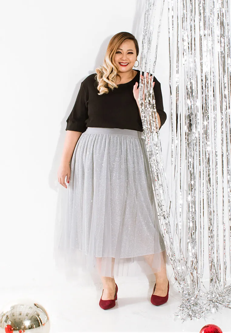 Bradshaw Bling Bling Midi Tutu Skirt - Navy Blue