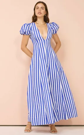 By Nicola By Nicola S/S Wavy Maxi Dress In Stripe