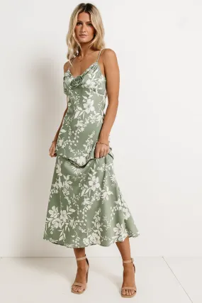 Calla Floral Midi Dress