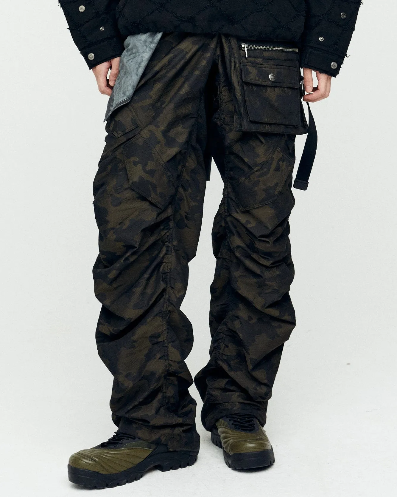 CAMOUFLAGE XENO MULTI MILITARY PANTS apa736m(GREEN)