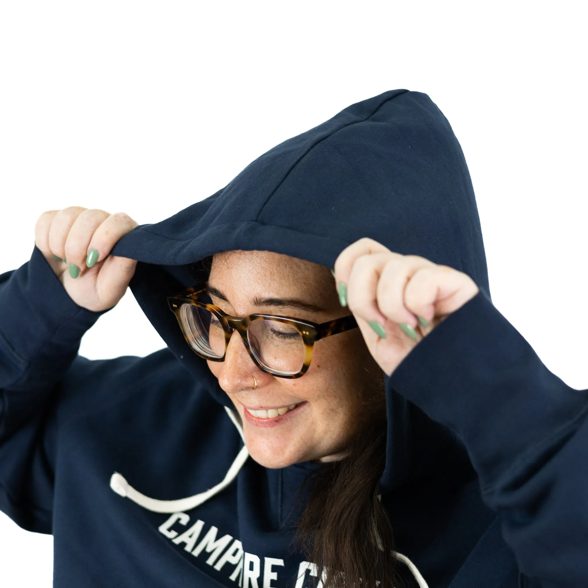 Campfire Circle Navy Hoodie