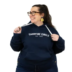 Campfire Circle Navy Hoodie