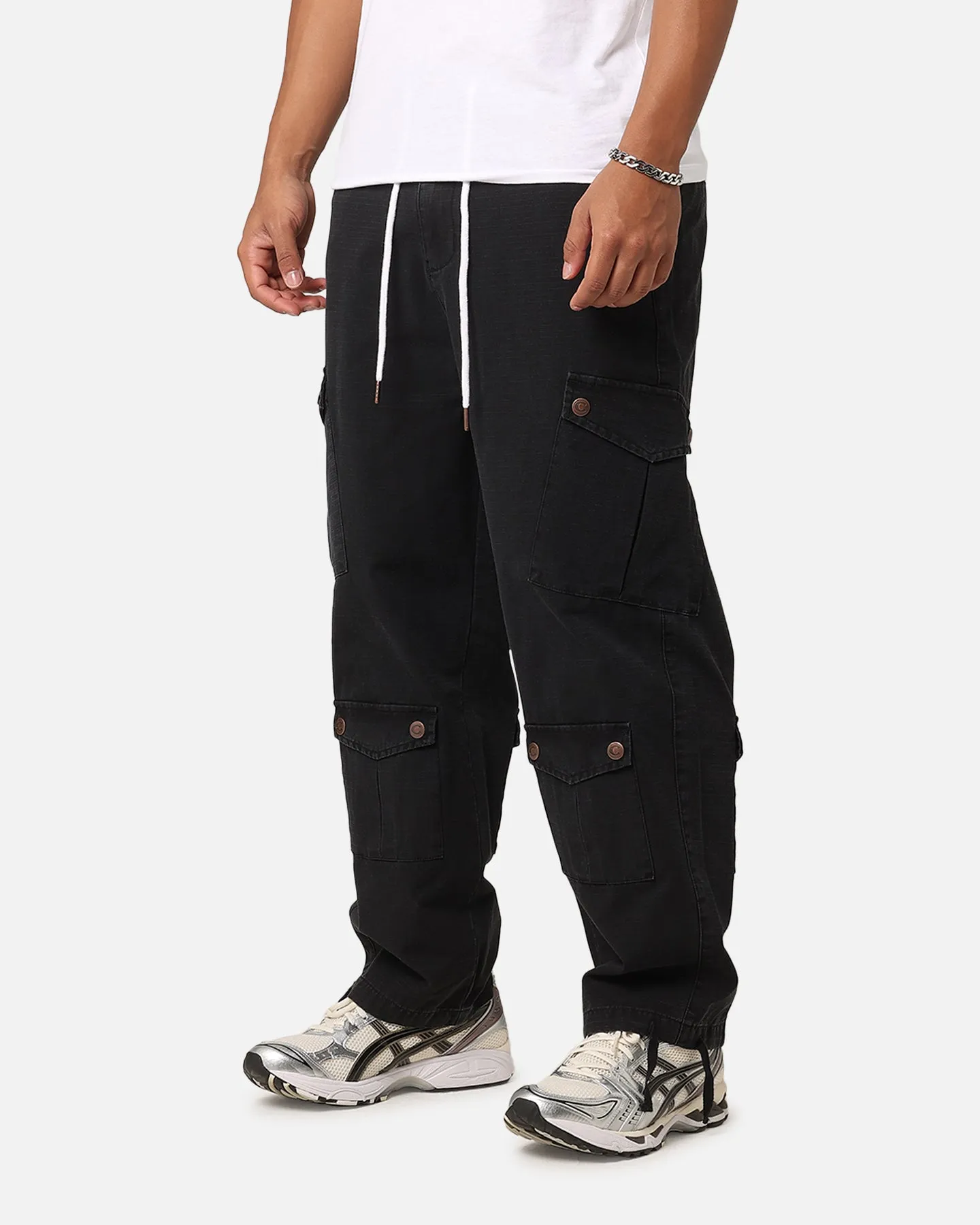 Carre Quality Cargo Jogger Washed Black