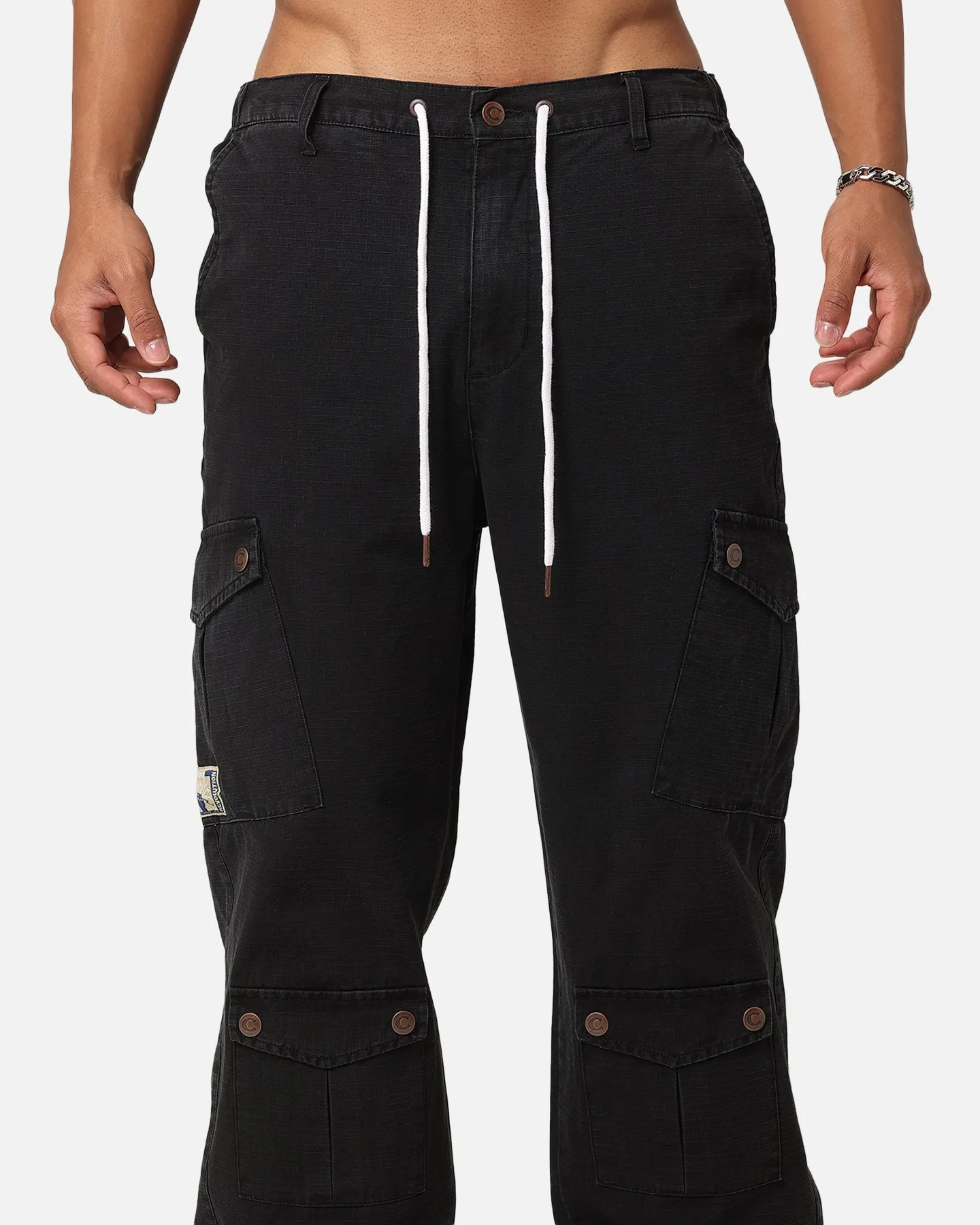 Carre Quality Cargo Jogger Washed Black