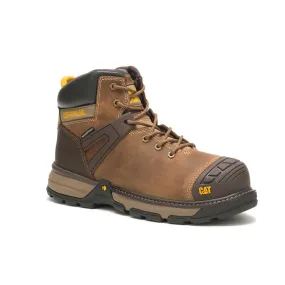 Caterpillar Excavator Superlite (p51052) Waterproof Soft Toe Men's Work Boot In Dark Beige