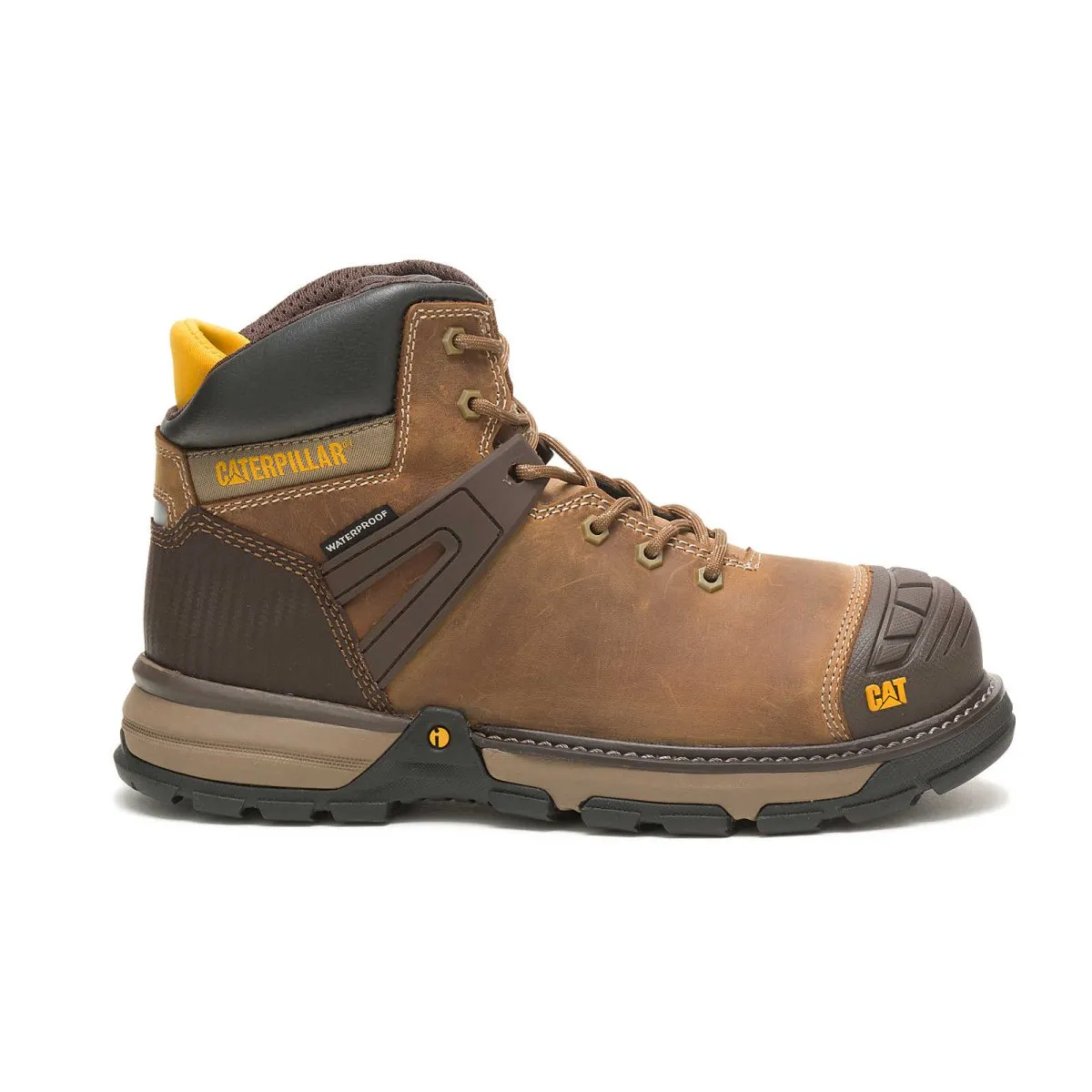 Caterpillar Excavator Superlite (p51052) Waterproof Soft Toe Men's Work Boot In Dark Beige