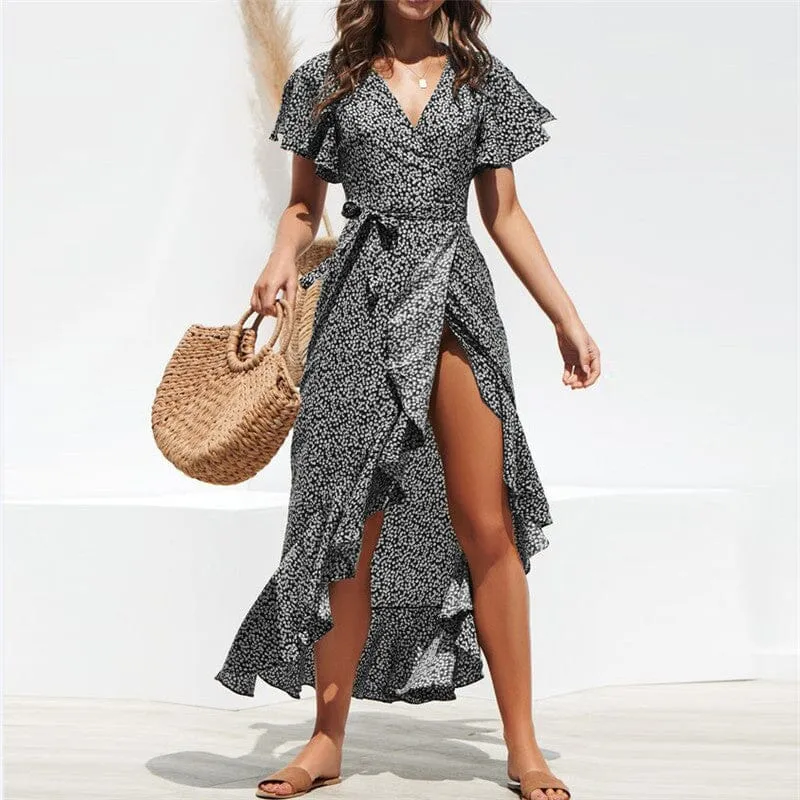 Chiffon Irregular Dress