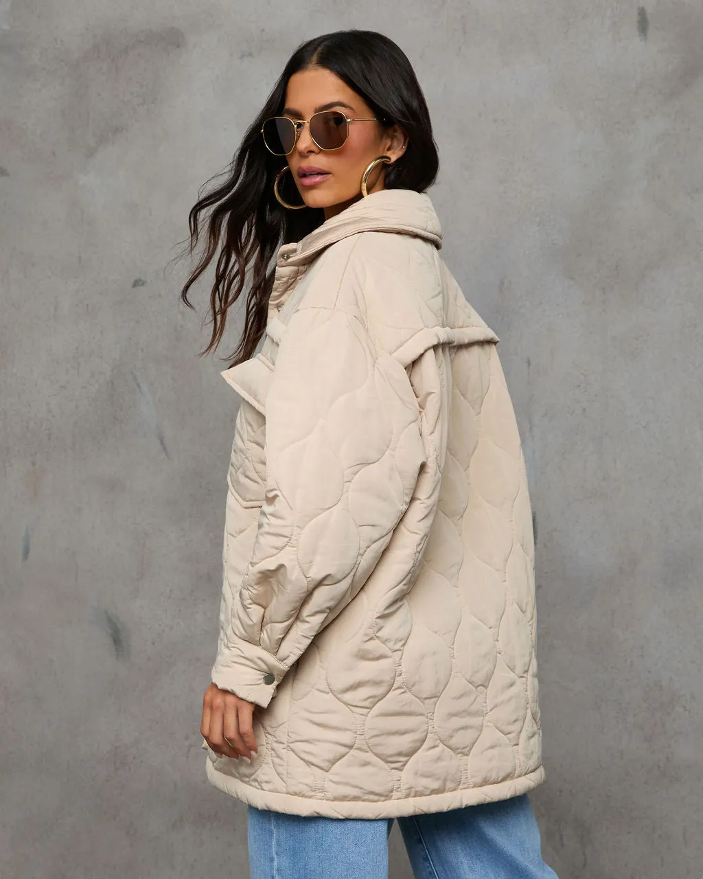 Chilly Morning Lightweight Quilted Jacket