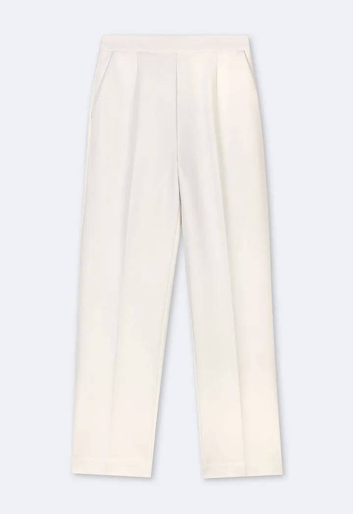 Choice Solid Straight Leg Trouser Sand