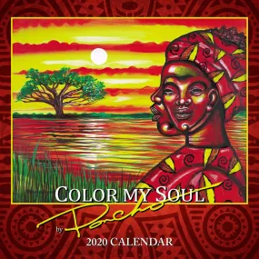 Color My Soul: Poncho 2020 Wall Calendar