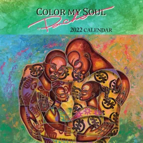 Color My Soul: The Art of Larry "Poncho" Brown 2022 Wall Calendar