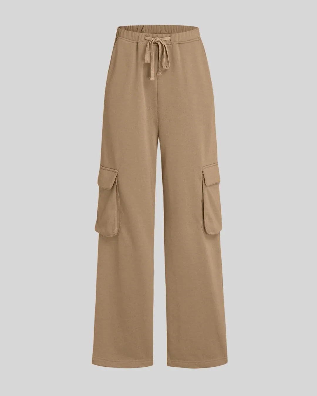 Combo : Cool Girl Aesthetics Double Pocket Trousers In Minimal Brown & Chocolate Brown