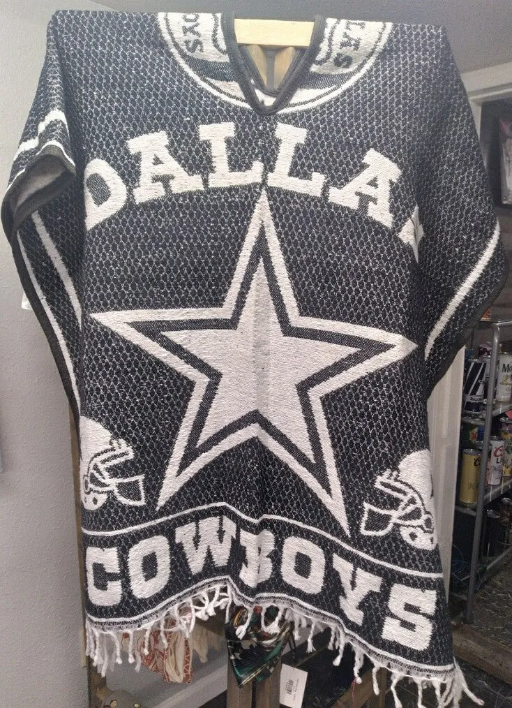 Dallas Cowboys Woven Poncho