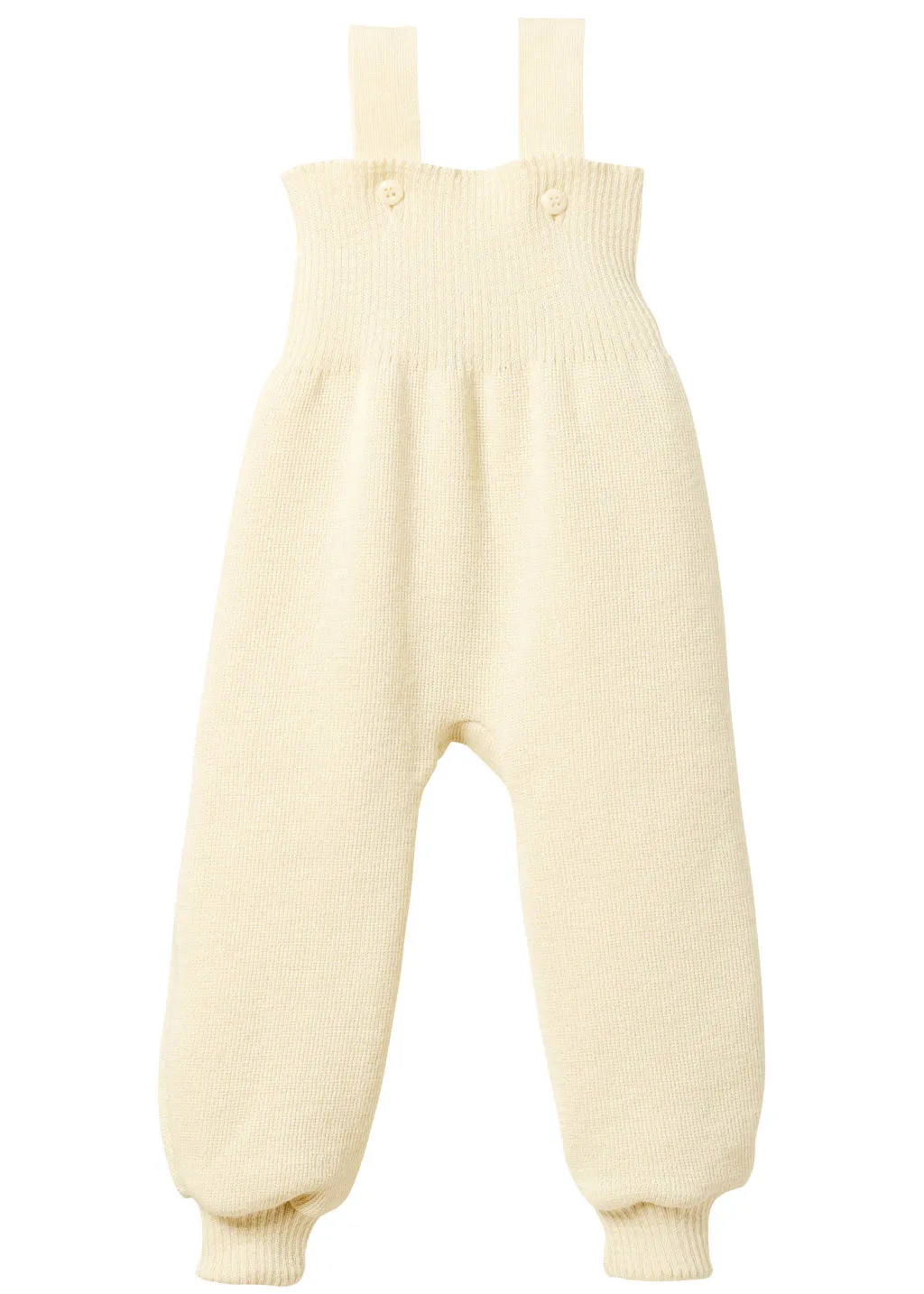 Disana Baby/Toddler Pants with Straps, Knitted Merino