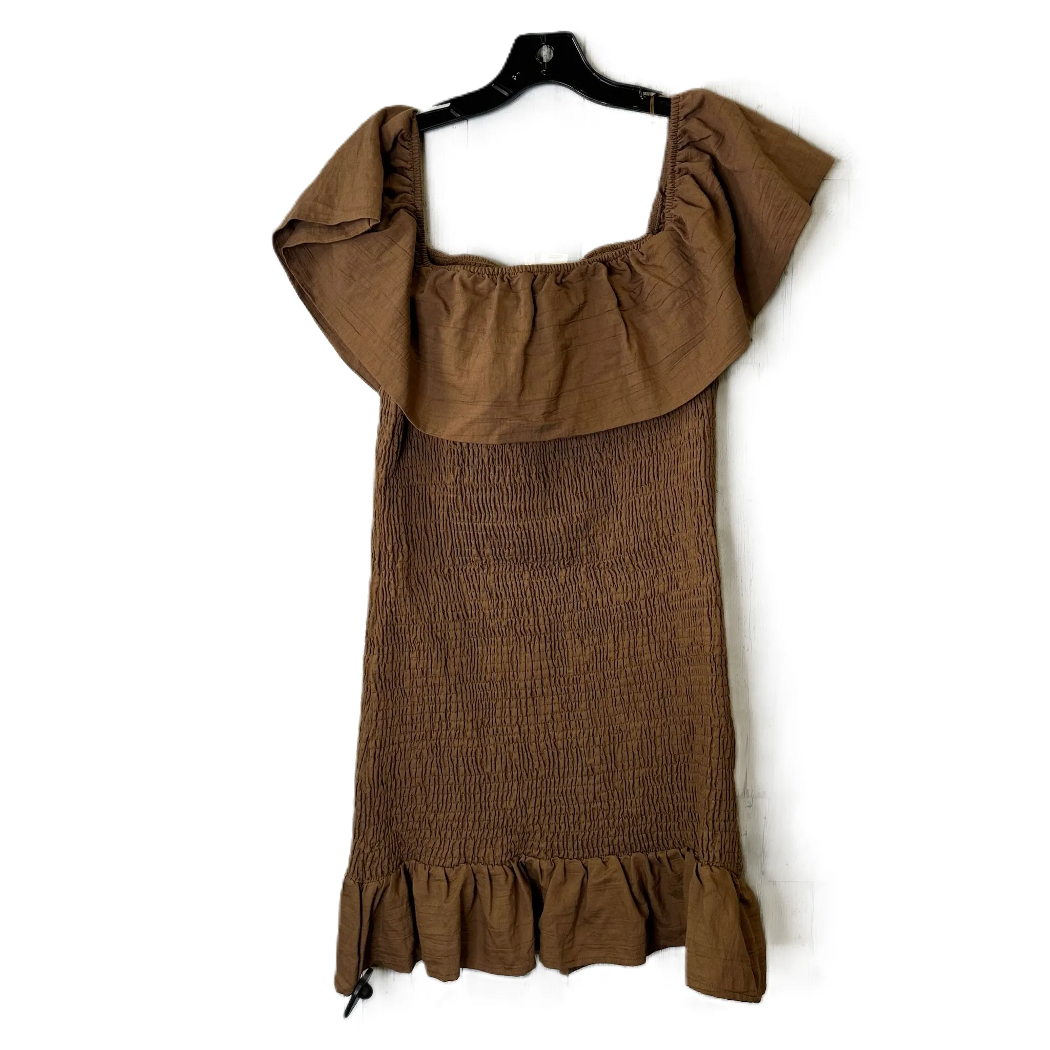 Dress Casual Midi By Anthropologie In Brown, Size: L