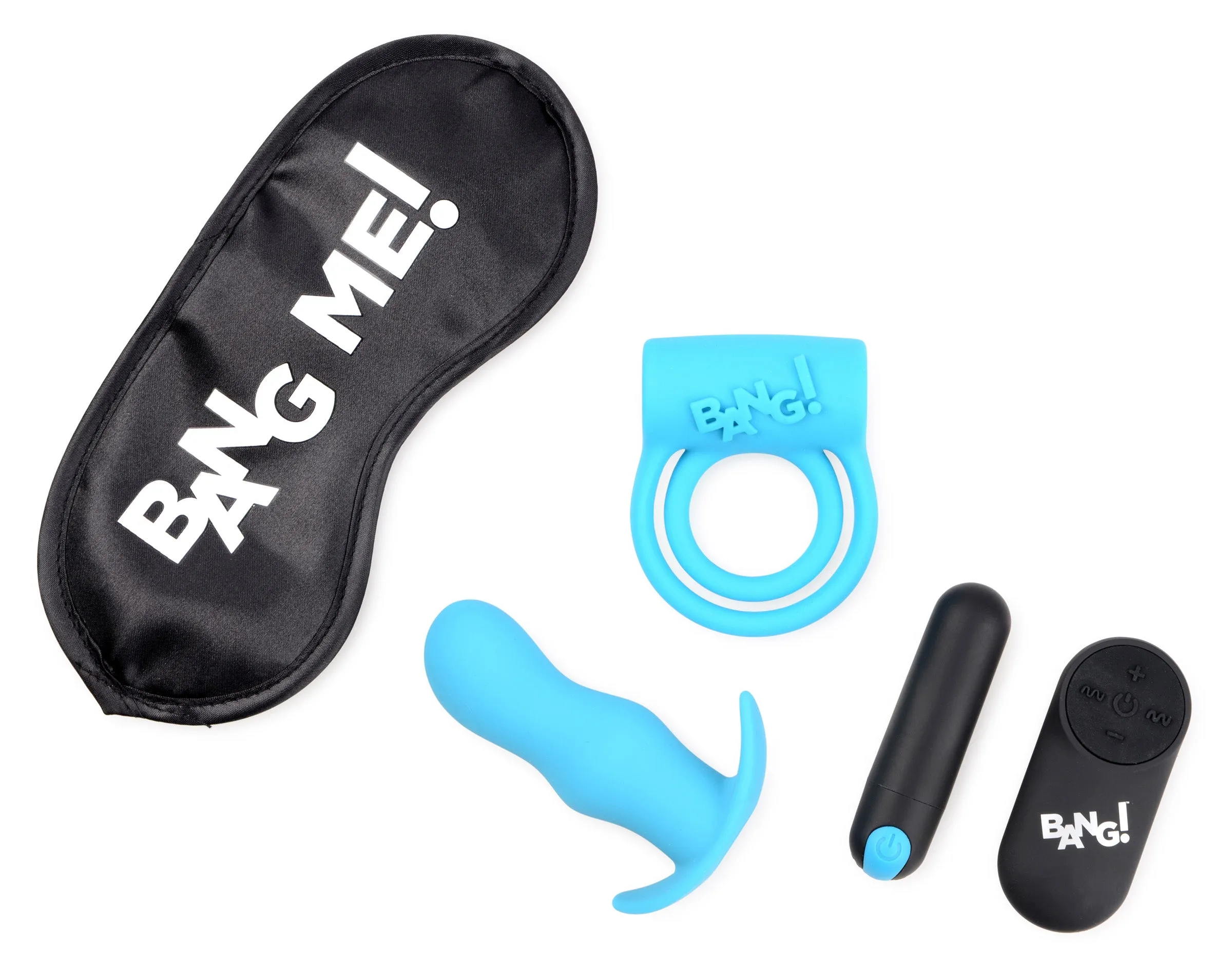 Duo Blast Remote Control Cock Ring And Butt Plug Vibe Kit