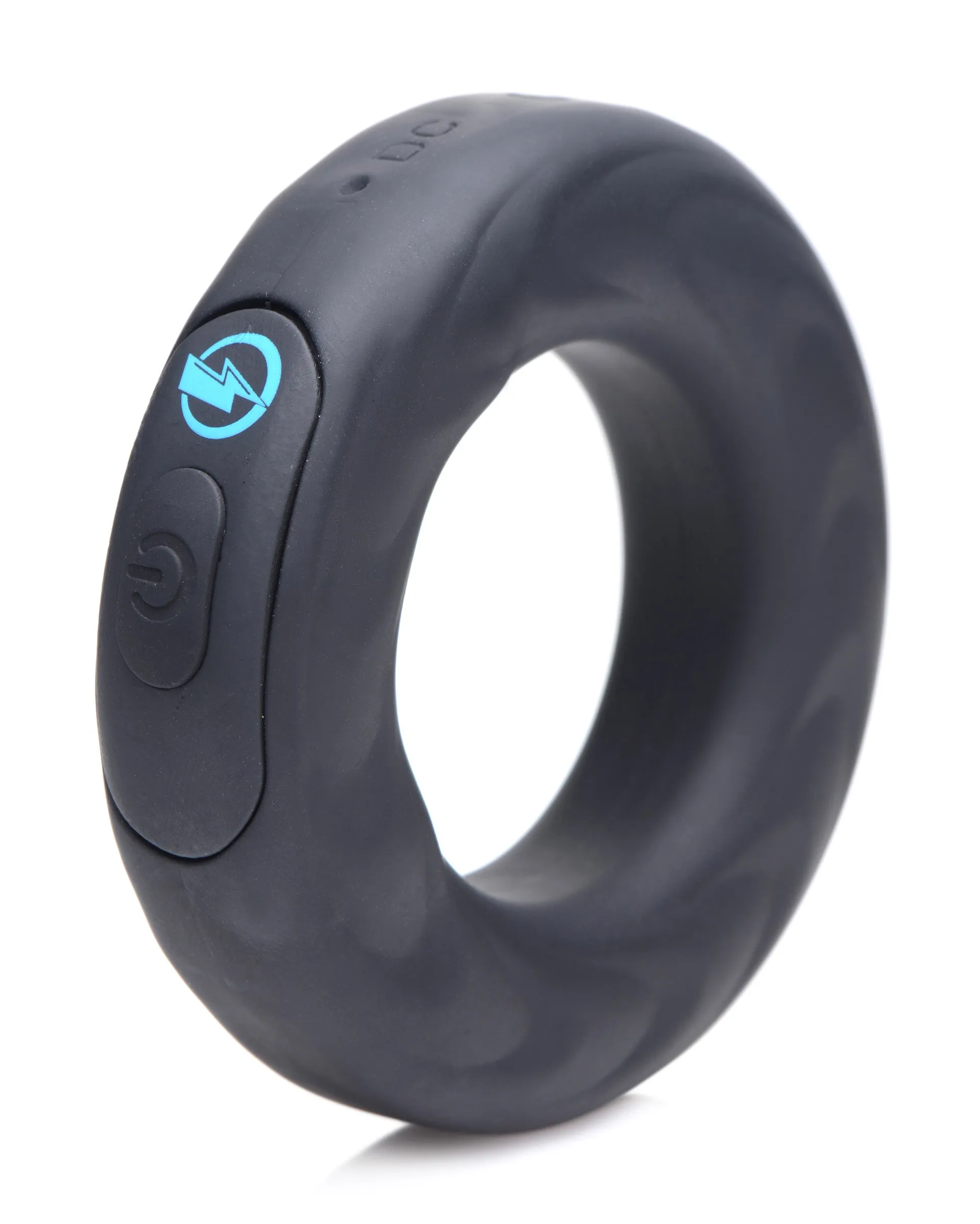 E-stim Pro Silicone Vibrating Cock Ring - 1.5 Inch