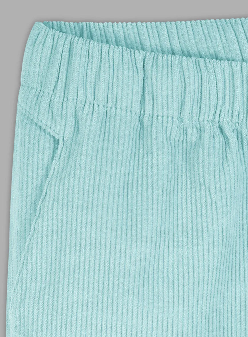 Easy Pants Light Blue Corduroy