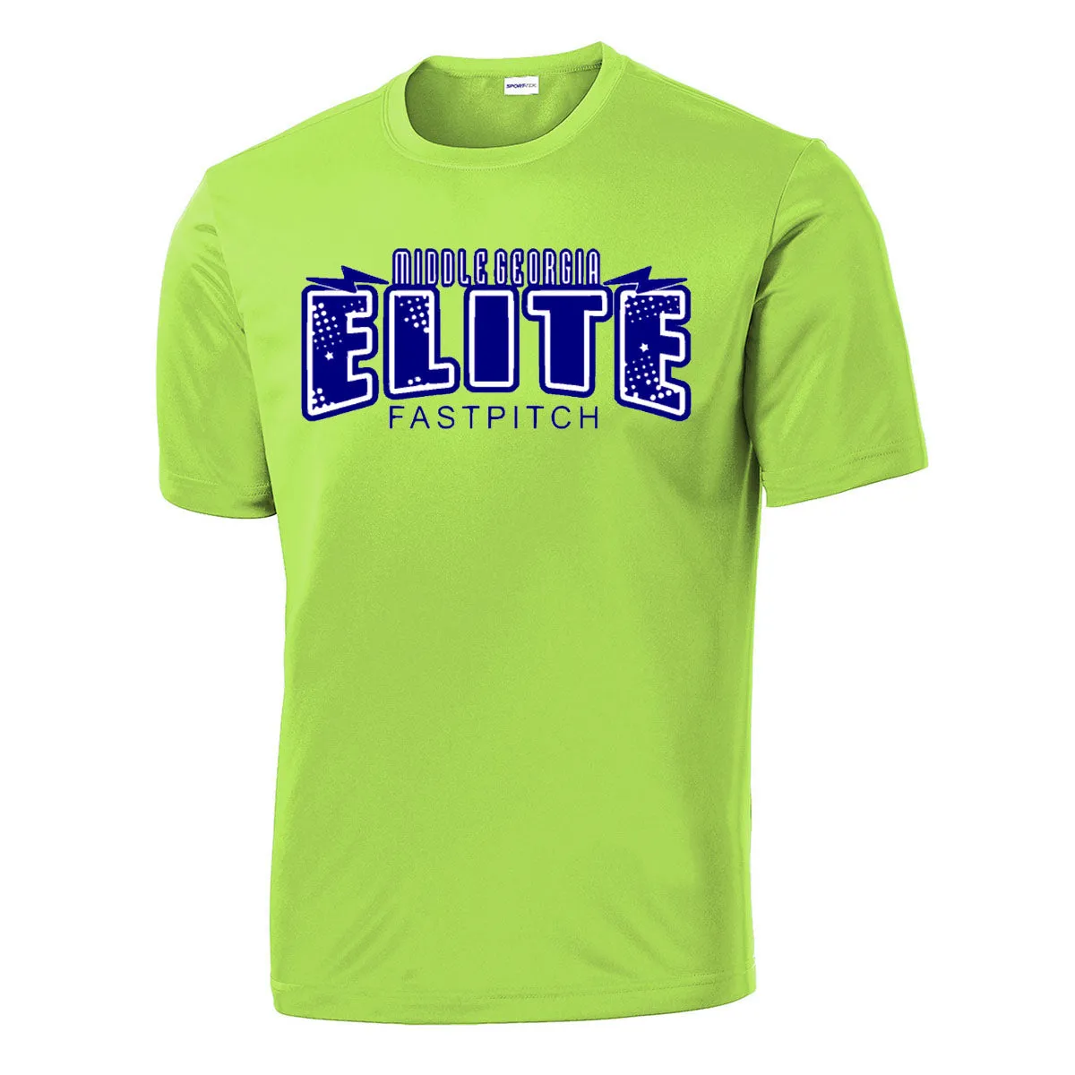 Elite - Lightening Bolts Holloway Momentum Drifit Tee (222818/222819) - Lime