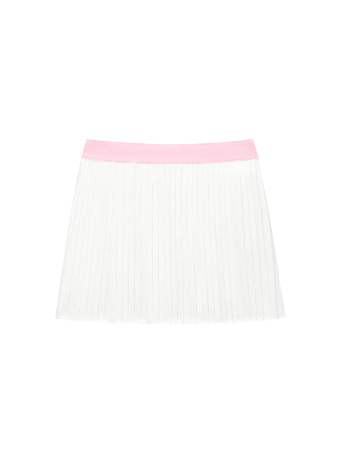 Essential Woven Pleats Skirt- Off White