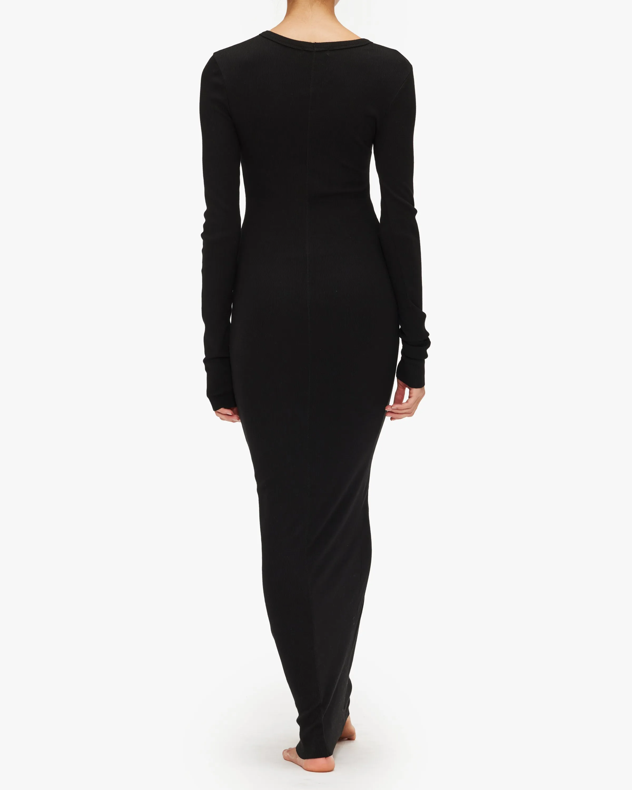 Eterne Long Sleeve Crewneck Dress