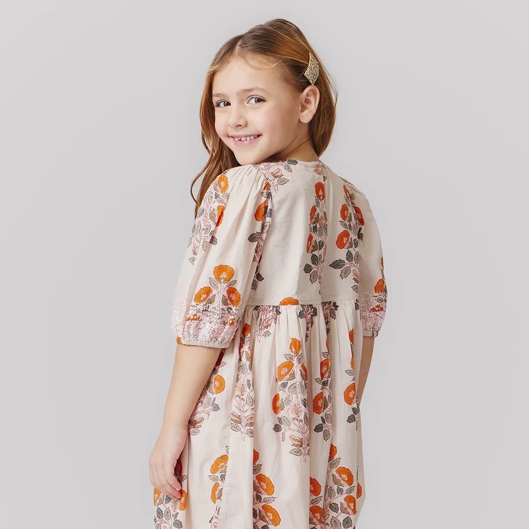 Evelyn Dress- Cloud Bouquet Floral