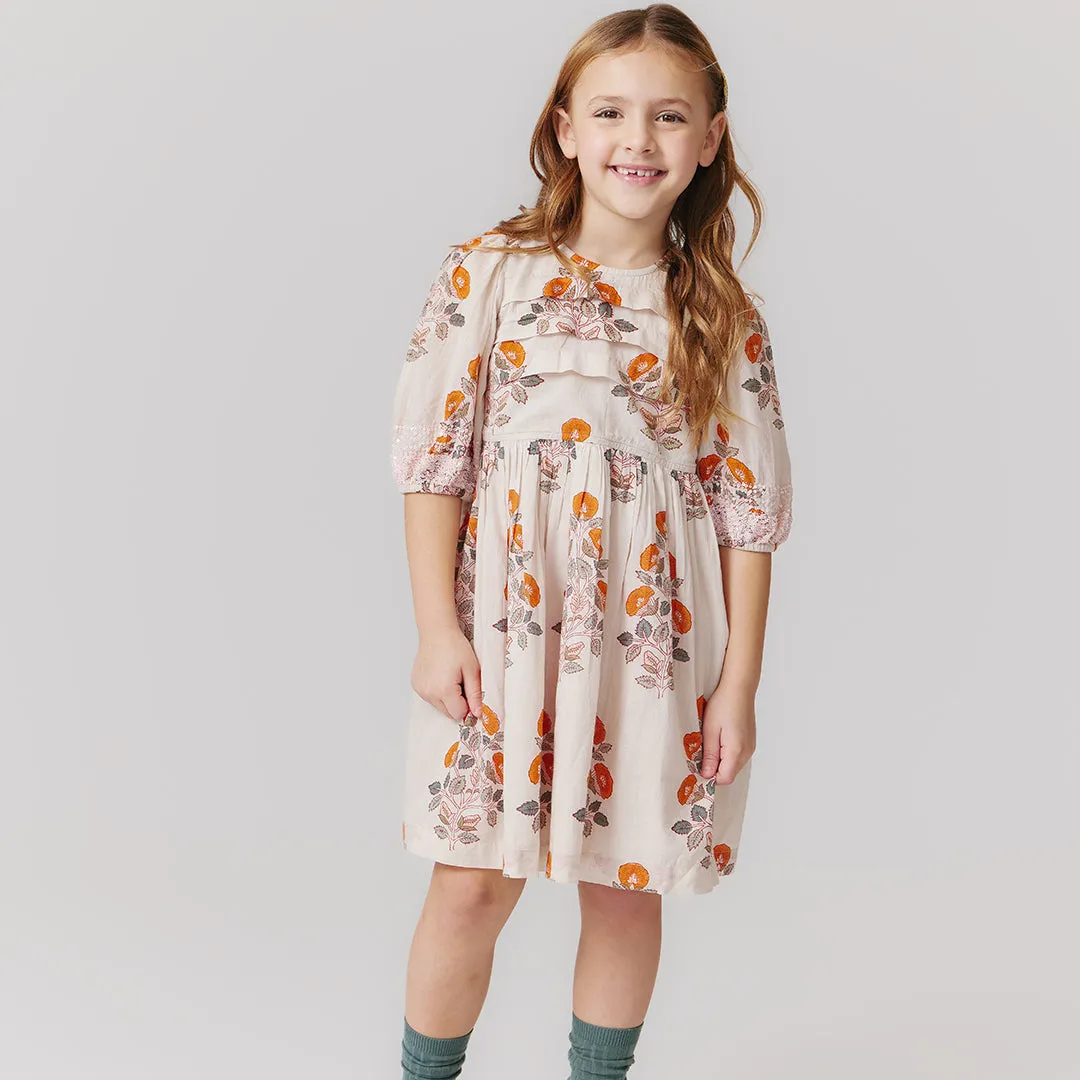 Evelyn Dress- Cloud Bouquet Floral