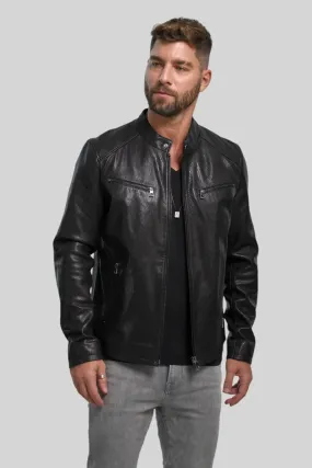 Filippo Quilted Leather Jacket