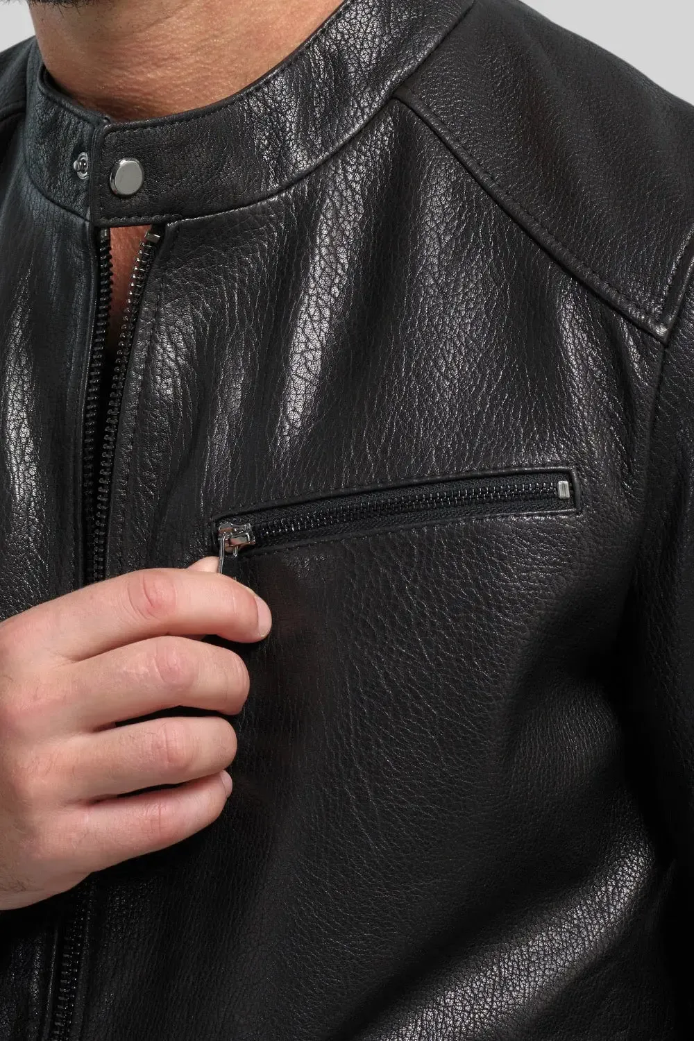 Filippo Quilted Leather Jacket