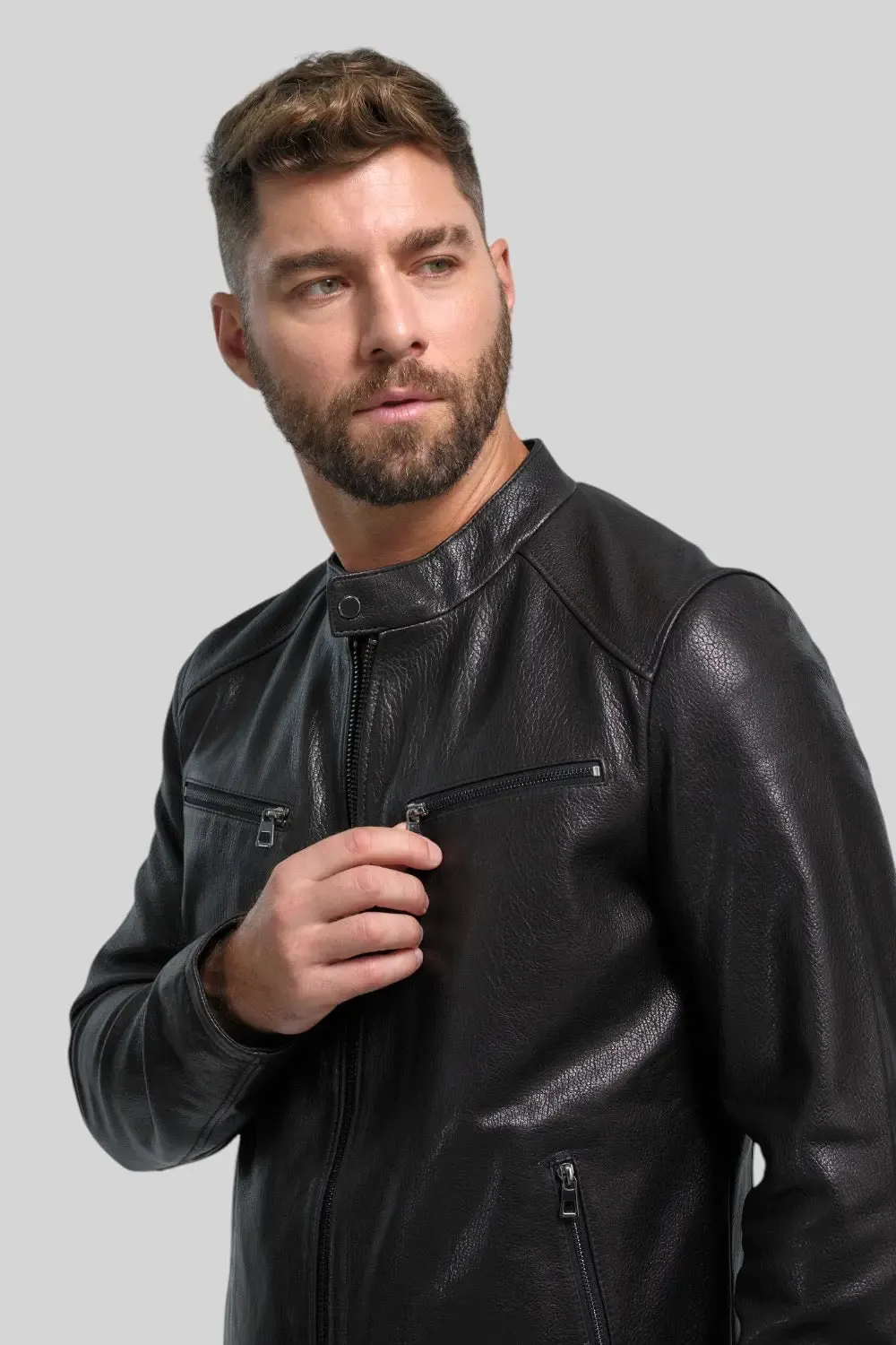 Filippo Quilted Leather Jacket