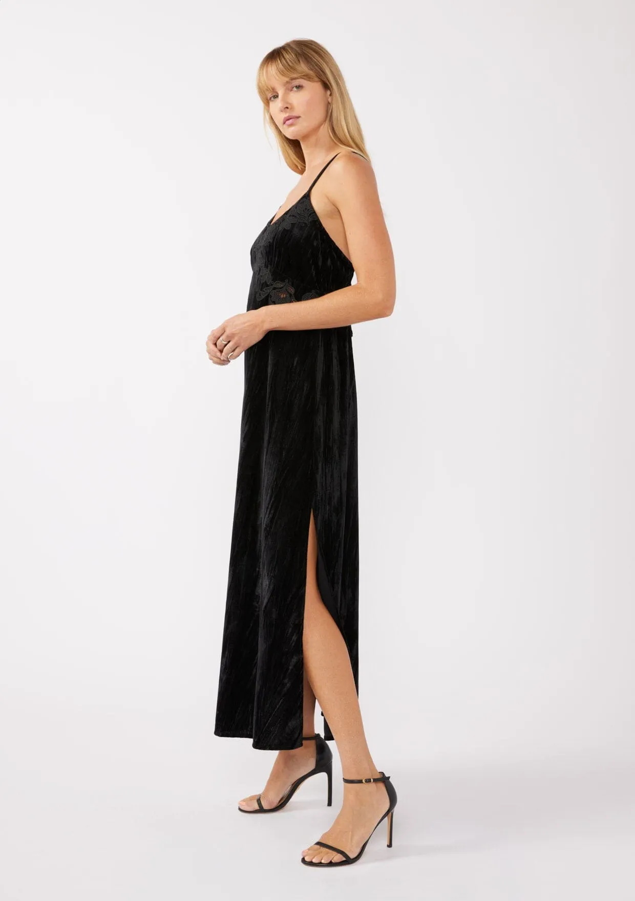 Find Me Velvet Maxi Dress